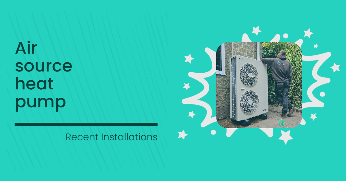 Air Source Heat Pump Installation – Ovington, Prudhoe, Newcastle